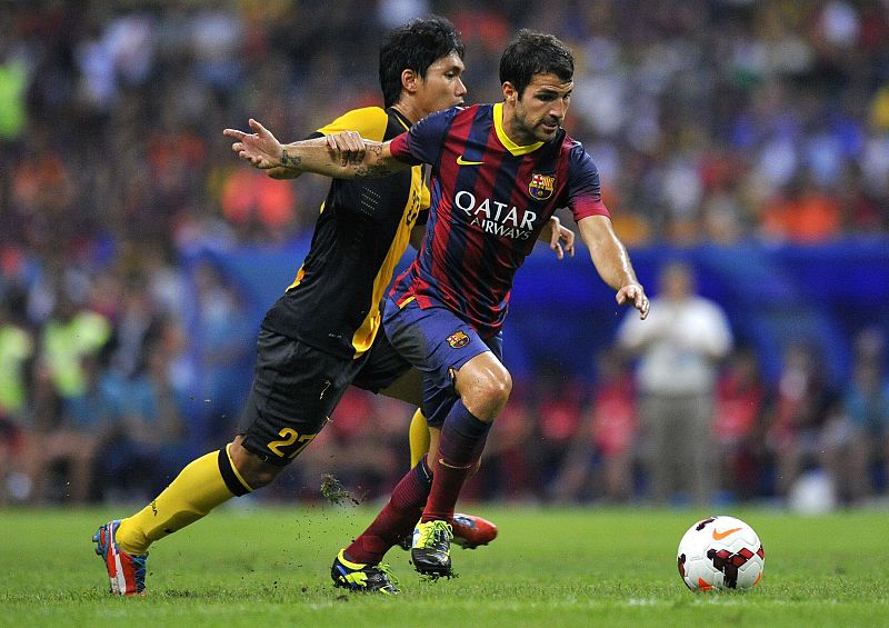 Las pruebas confirman que Cesc solo padece un esguince de tobillo