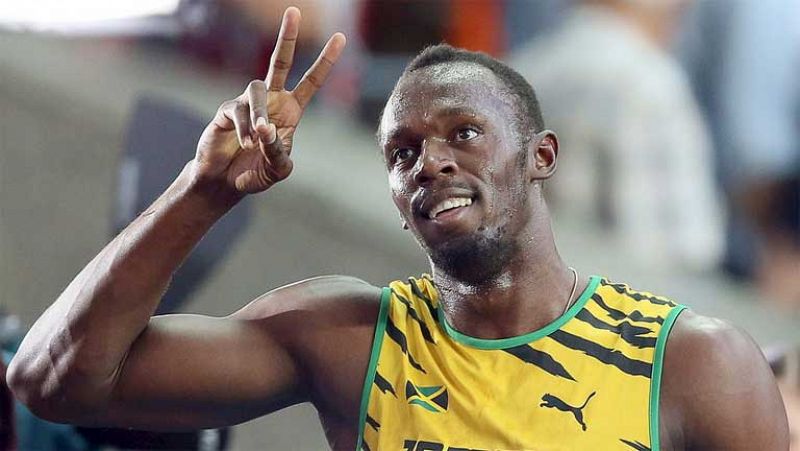 Usain Bolt calienta motores en Moscú