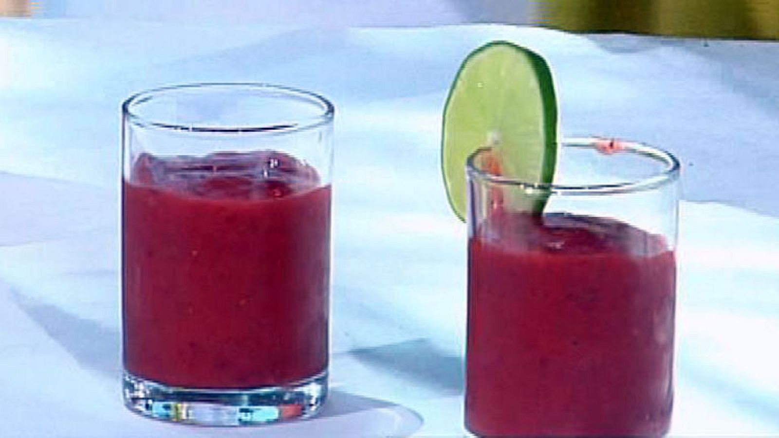 Granizado de papaya y fresa