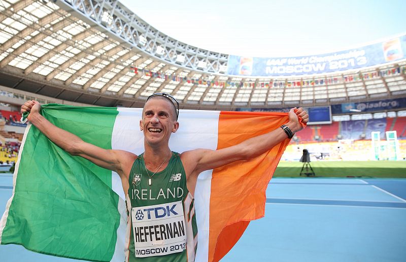 El irlandés Robert Heffernan gana el oro en los 50 km marcha; García Bragado acaba duodécimo