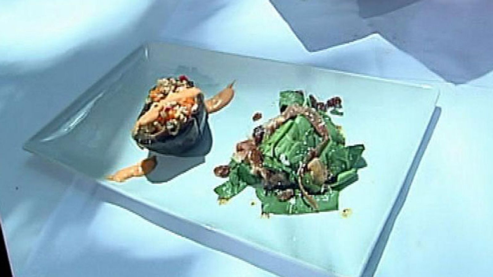 Berenjenas rellenas con higos y salsa aurora