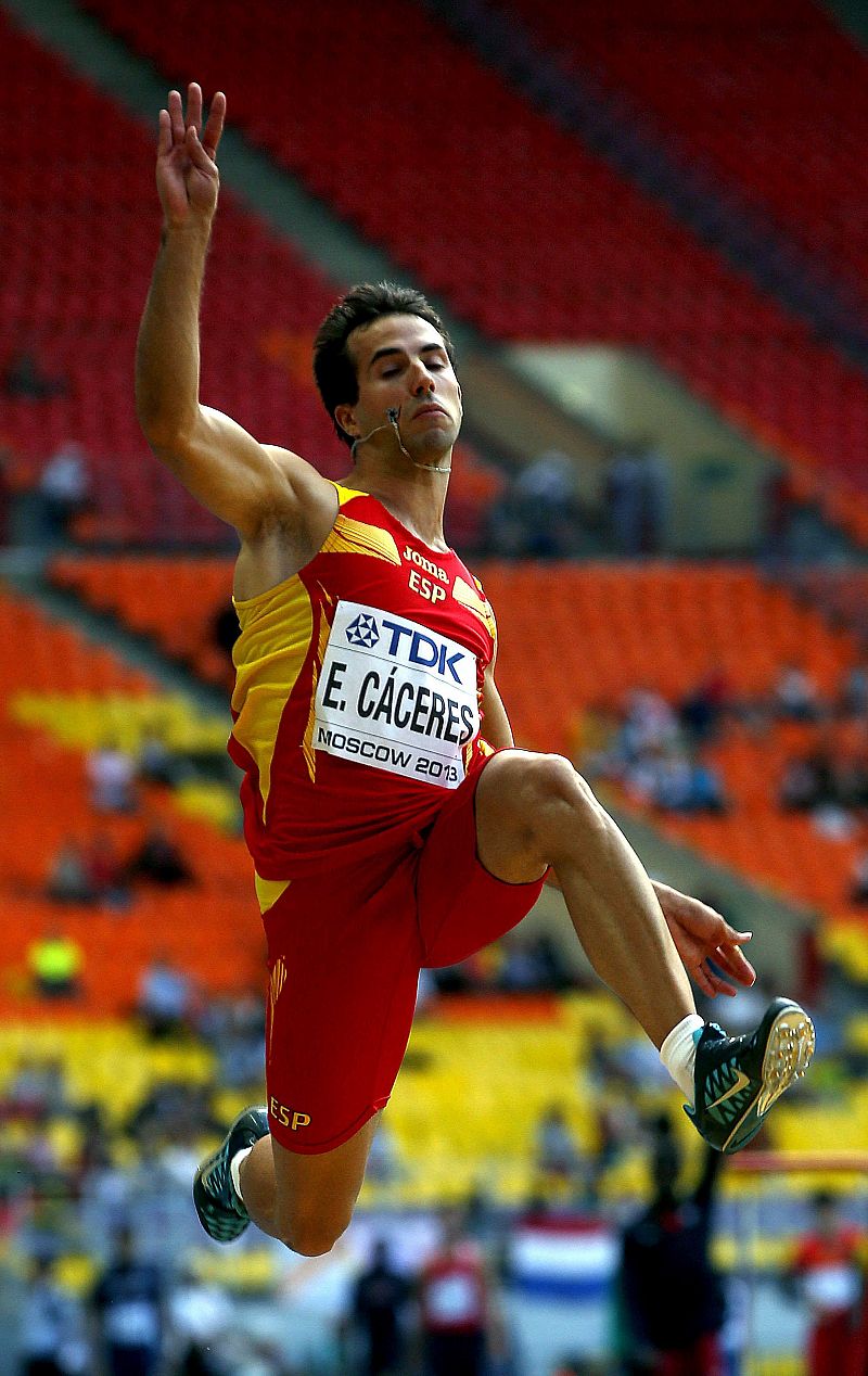 Eusebio Cáceres busca la segunda medalla para España en los Mundiales de atletismo