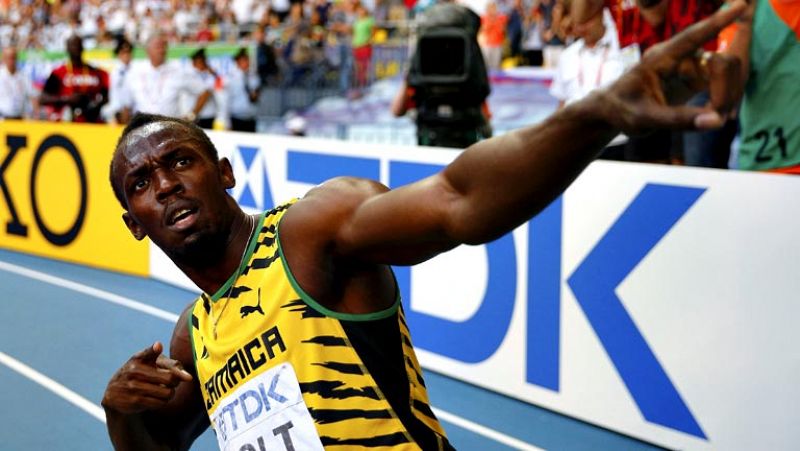 Usain Bolt consigue su tercer título mundial consecutivo de 200 metros