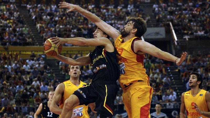 España se pasea ante Alemania en el segundo amistoso de preparación para el Eurobasket