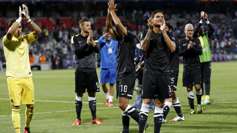 La Real asalta Gerland con dos golazos de Champions