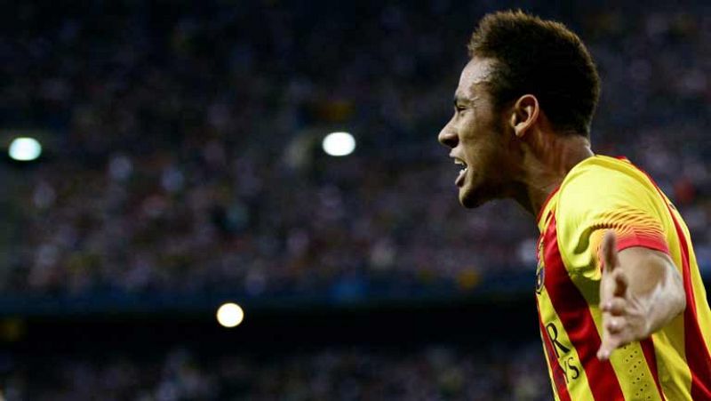 Neymar libera al Barça de la jaula atlética