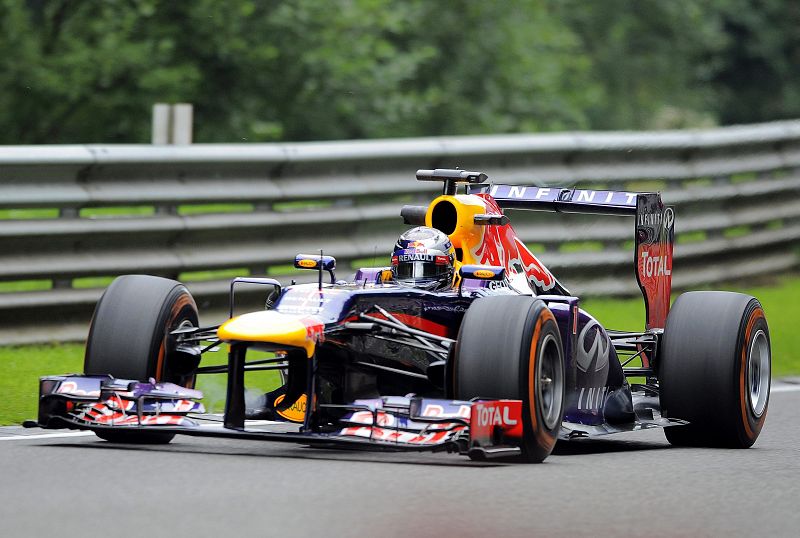 Vettel, el más rápido en la segunda sesión de entrenamientos en Bélgica