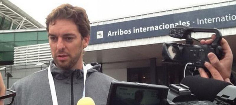 Pau Gasol llega a Buenos Aires "con mucha ilusión" y optimista con Madrid 2020