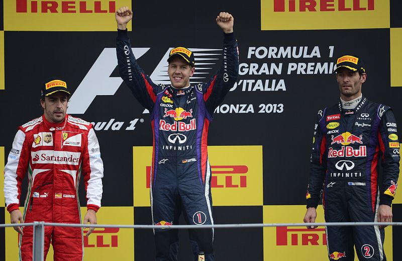 Vettel supera a Alonso en el circuito de Monza