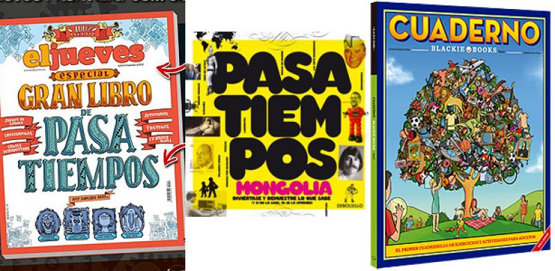 El éxito de los libros de pasatiempos