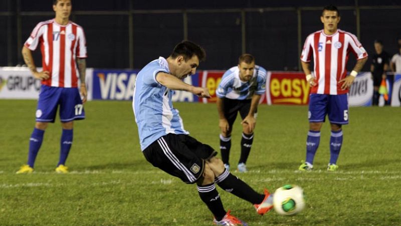 Argentina golea con doblete de Messi y se clasifica para Brasil 2014