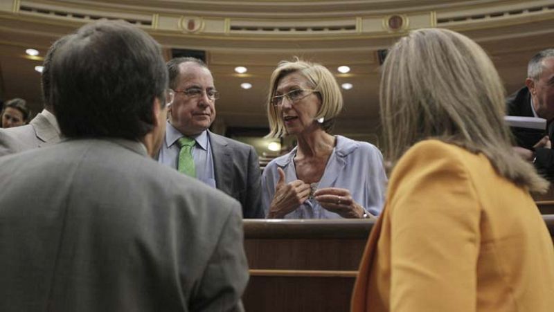 Rubalcaba pide escuchar a los manifestantes de la Diada y ve un error hablar de "mayoría silenciosa"