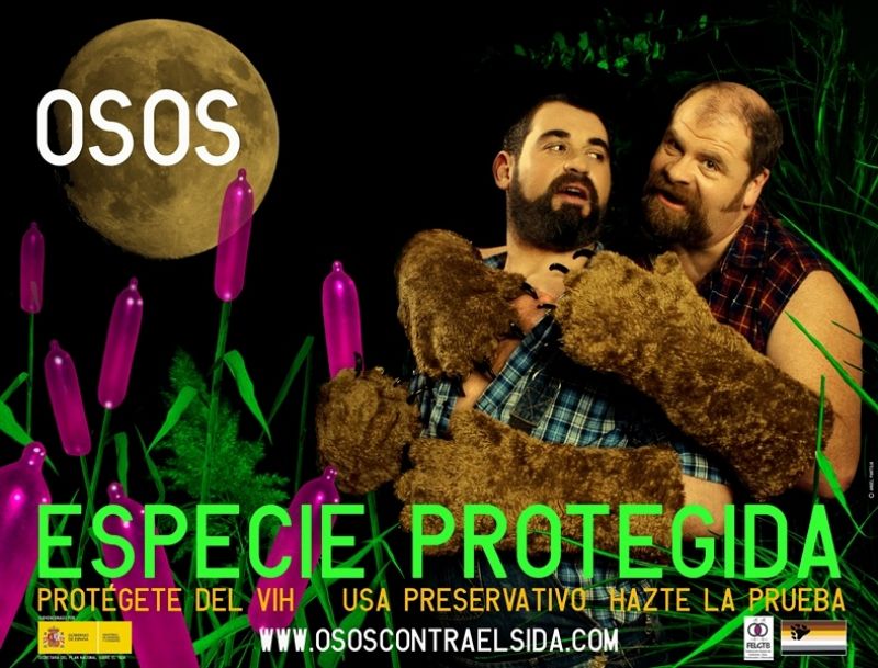 La Federación de Lesbianas y Gays lanza una campaña de prevención del sida entre los "osos"