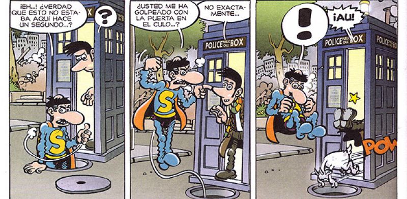 Superlópez y el Dr. Who celebran juntos sus aniversarios