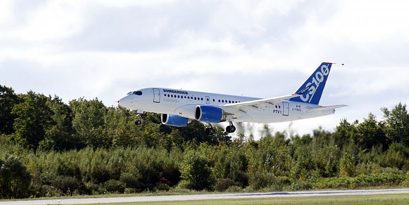 Primer vuelo del Bombardier CSeries, un nuevo competidor para Airbus y Boeing