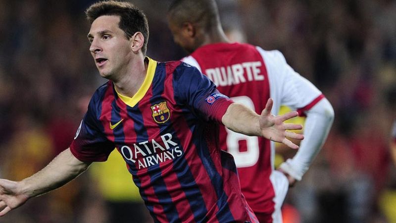 Messi, a nueve goles del récord de Raúl