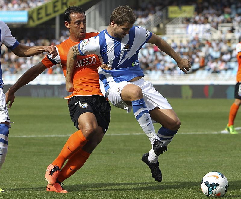 La Real Sociedad y el Málaga firman tablas en Anoeta y no cumplen con las expectativas