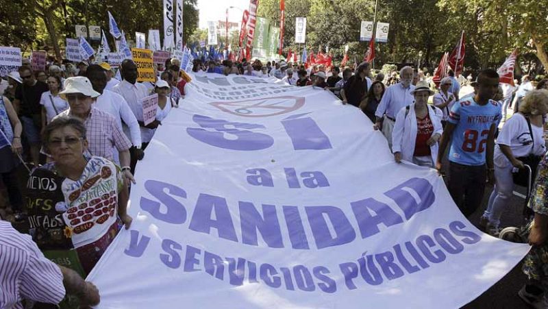 Nueva marea blanca en Madrid en defensa de la sanidad pública