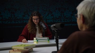 Clàudia Rius, presentadora de 'La contracoberta'