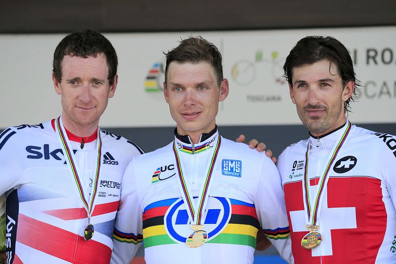 Tony Martin revalida su maillot arcoíris de campeón del mundo contrarreloj