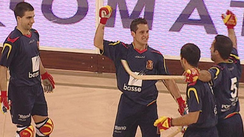 España golea a Chile en su camino hacia la final del Mundial de hockey sobre patines