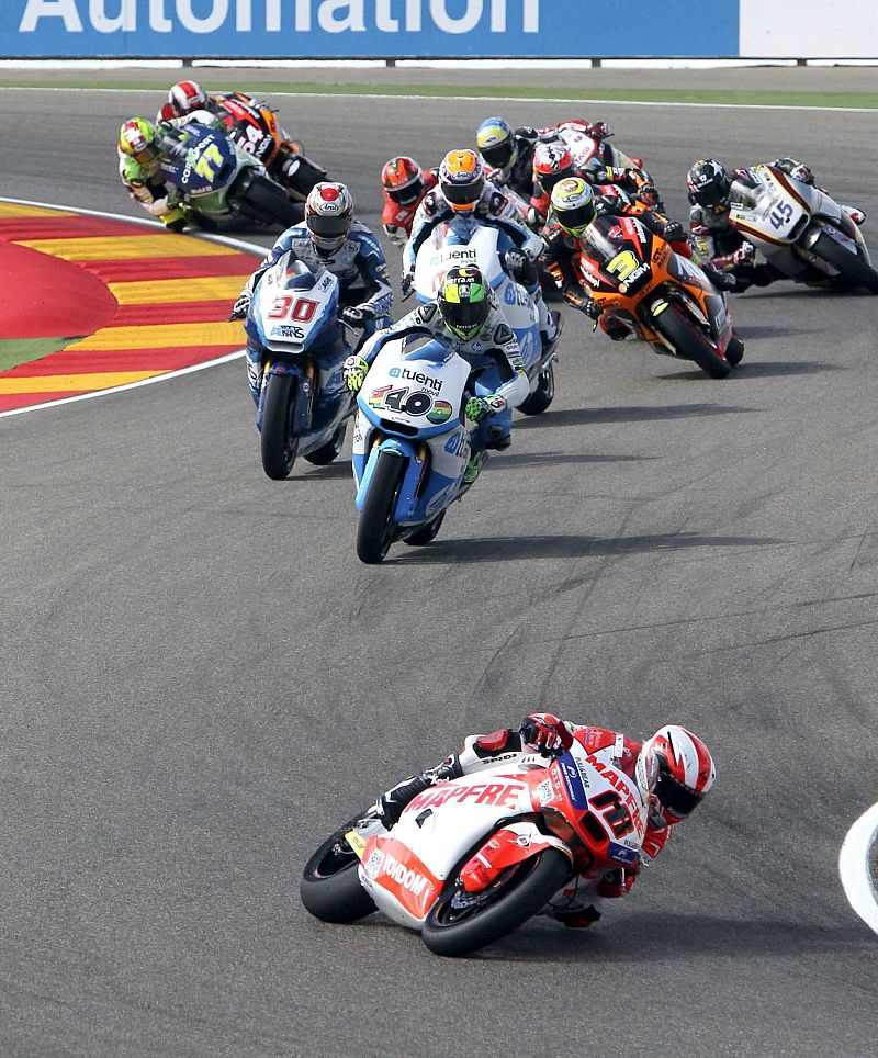 Nicolás Terol se alza con una clara victoria en Moto2