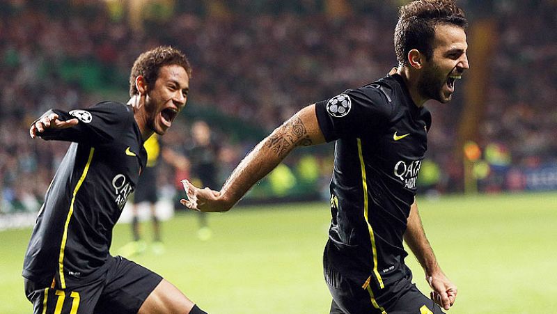 El Barça rompe el muro escocés