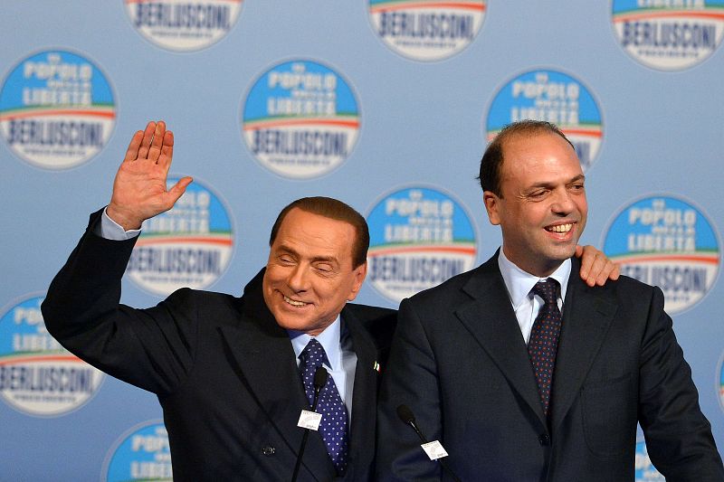 Angelino Alfano, halcón y paloma de Berlusconi