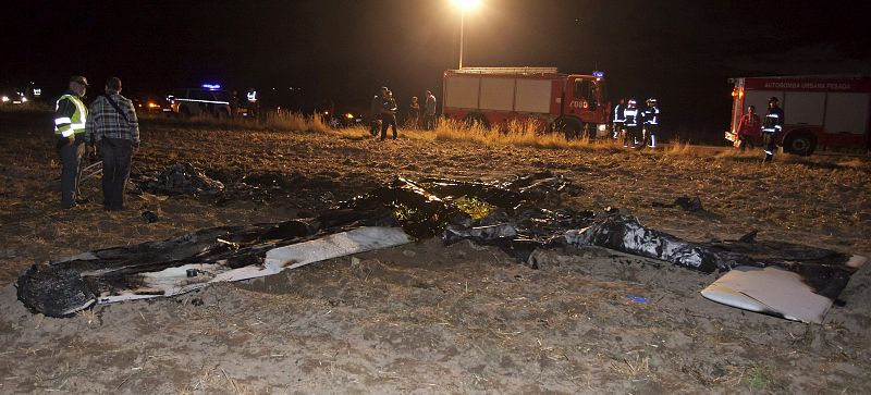 Fallecen dos personas en un accidente de un avión ultraligero en Ávila