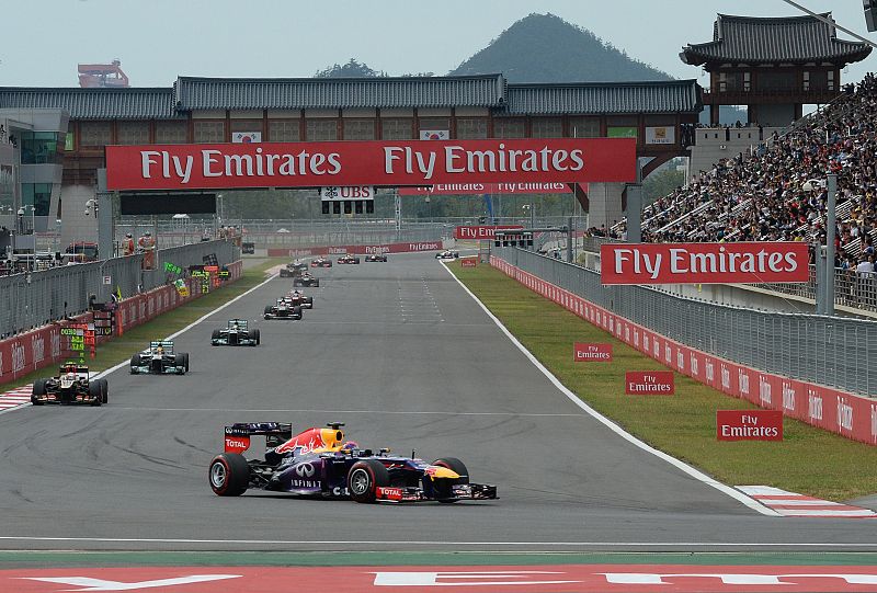 Vettel no encuentra rival en Corea y ya acaricia su cuarto título Mundial