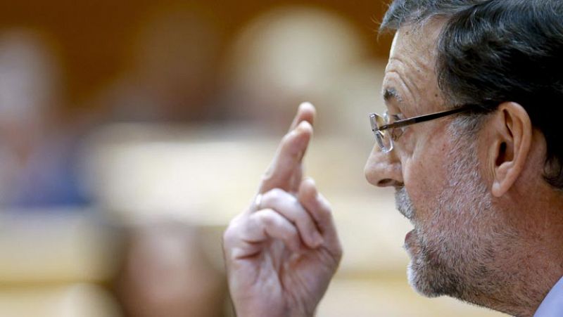 Rajoy afirma en el Senado que "se están corrigiendo los desequilibrios macroeconómicos"