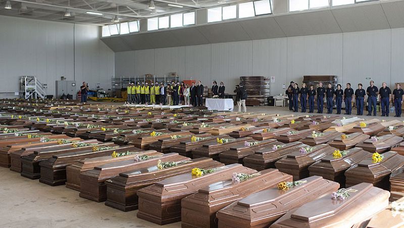 Las más de 300 víctimas recuperadas del naufragio de Lampedusa tendrán funerales de Estado