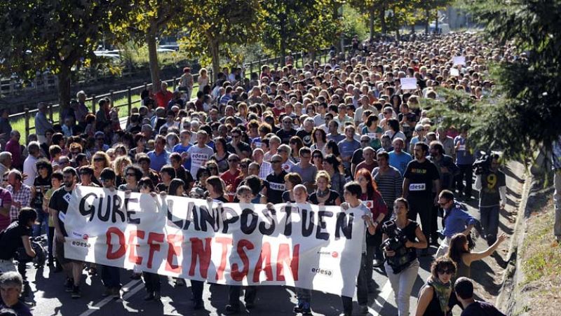 Miles de personas apoyan en Arrasate a los trabajadores de Fagor Electrodomésticos