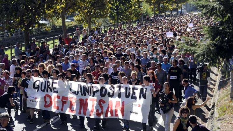 Miles de personas apoyan en Arrasate a los trabajadores de Fagor Electrodomésticos