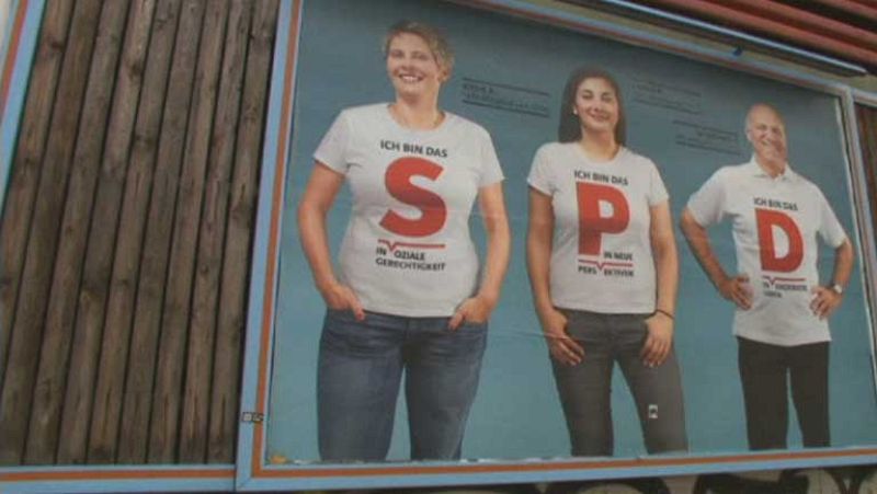 La convención del SPD alemán da vía libre para negociar una coalición con Merkel