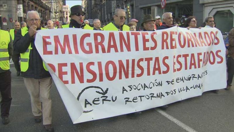 Los jubilados emigrantes reclaman que no se les multe por no declarar pensiones extranjeras