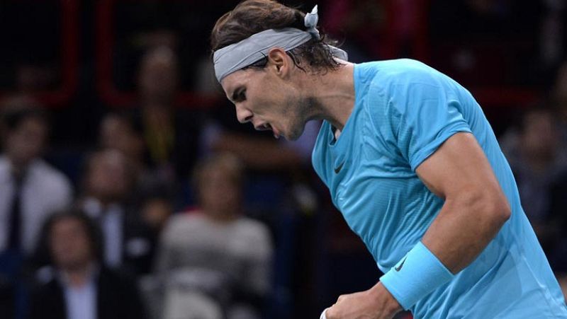 Rafa Nadal da cuenta de Jerzy Janowicz y avanza a cuartos en París-Bercy