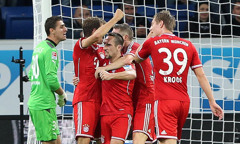 El Bayern gana con trabajo en Hoffenheim y el Leverkusen cae ante el colista