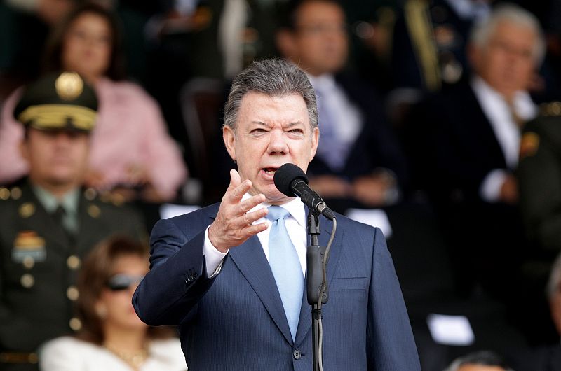 El presidente colombiano, Juan Manuel Santos, insta a seguir dialogando con las FARC