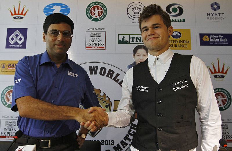 Anand busca su sexto cetro mundial de ajedrez ante el joven Carlsen