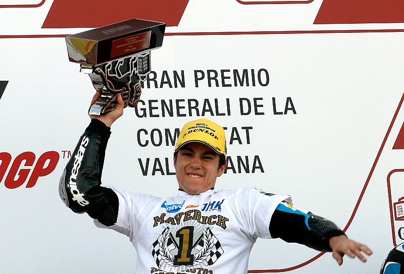 Maverick Viñales, campeón del mundo de Moto3