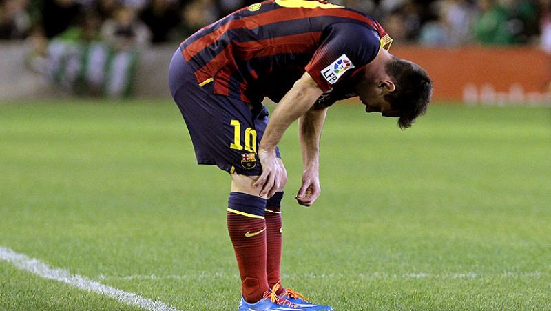 Messi, baja entre 6 y 8 semanas por una rotura del bíceps femoral