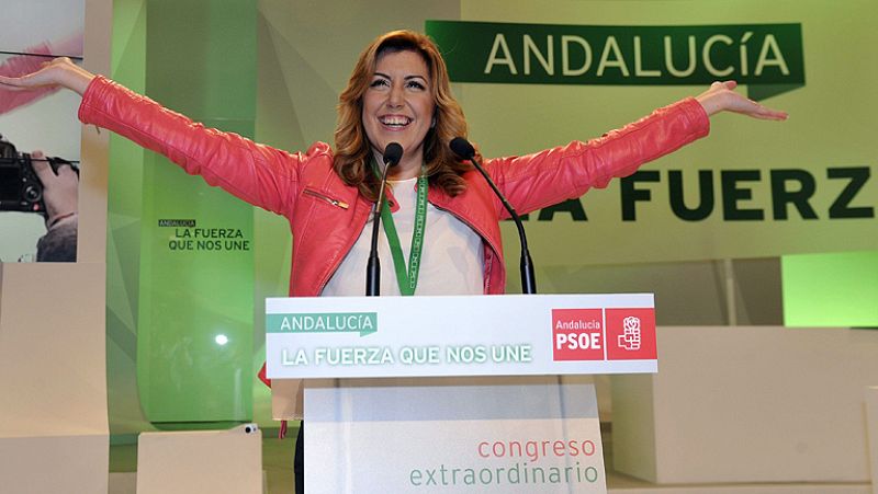 Susana Díaz, nueva secretaria general del PSOE-A: "Se abre una nueva etapa"