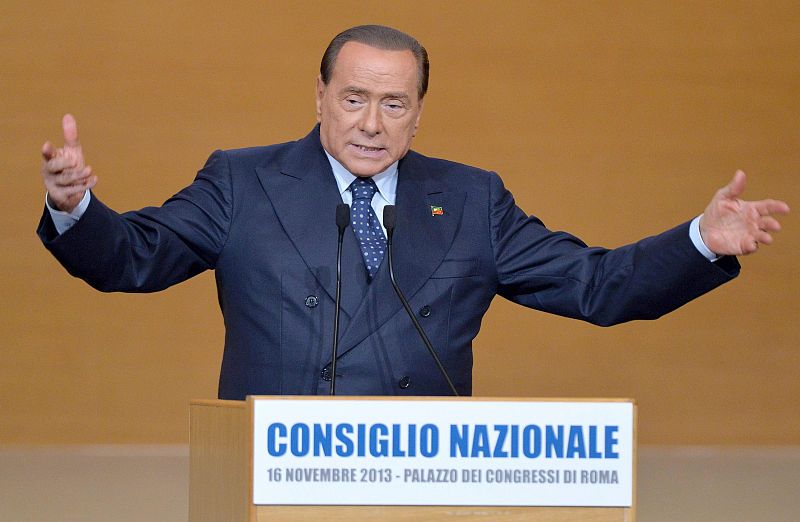 Berlusconi considera "un golpe de Estado" su posible expulsión del Senado