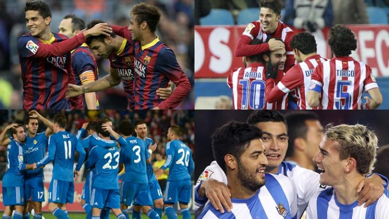 Goleadas "de Champions" de los equipos españoles