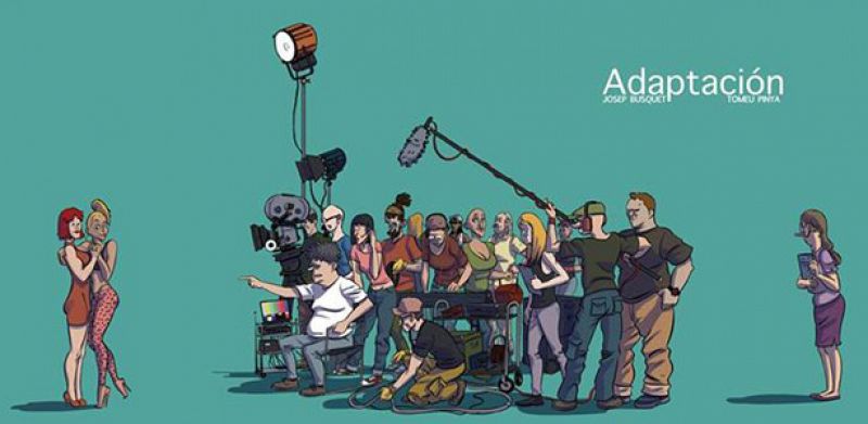 'Adaptación', un divertido cómic sobre la relación entre cine y literatura