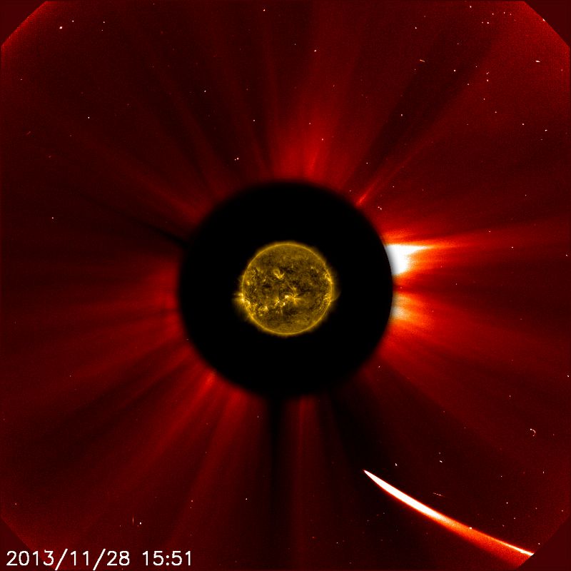 El cometa ISON se desintegra en su viaje al Sol
