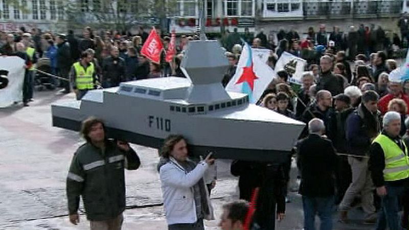 Más de 25.000 personas piden soluciones para el naval y exigen carga de trabajo para Navantia