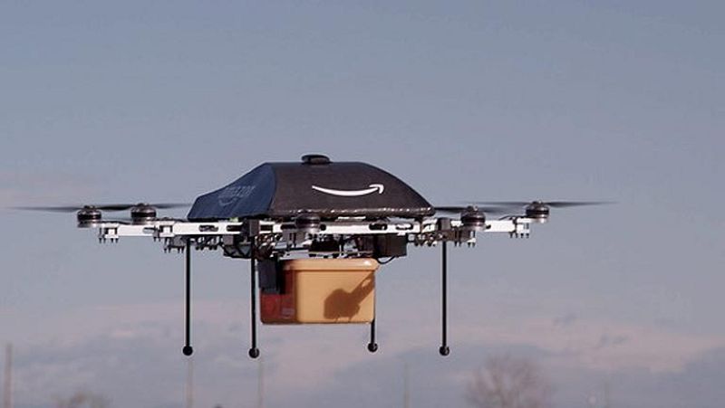 Amazon experimenta con drones para repartir volando sus pedidos a domicilio