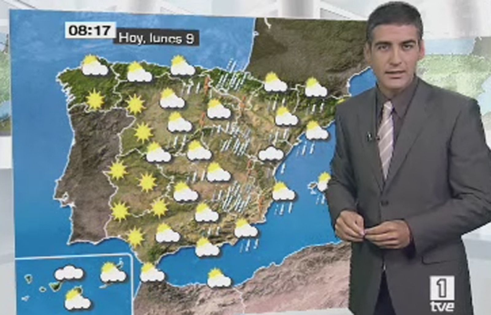 Se mantiene la alerta amarilla por lluvias en algunos puntos de la península